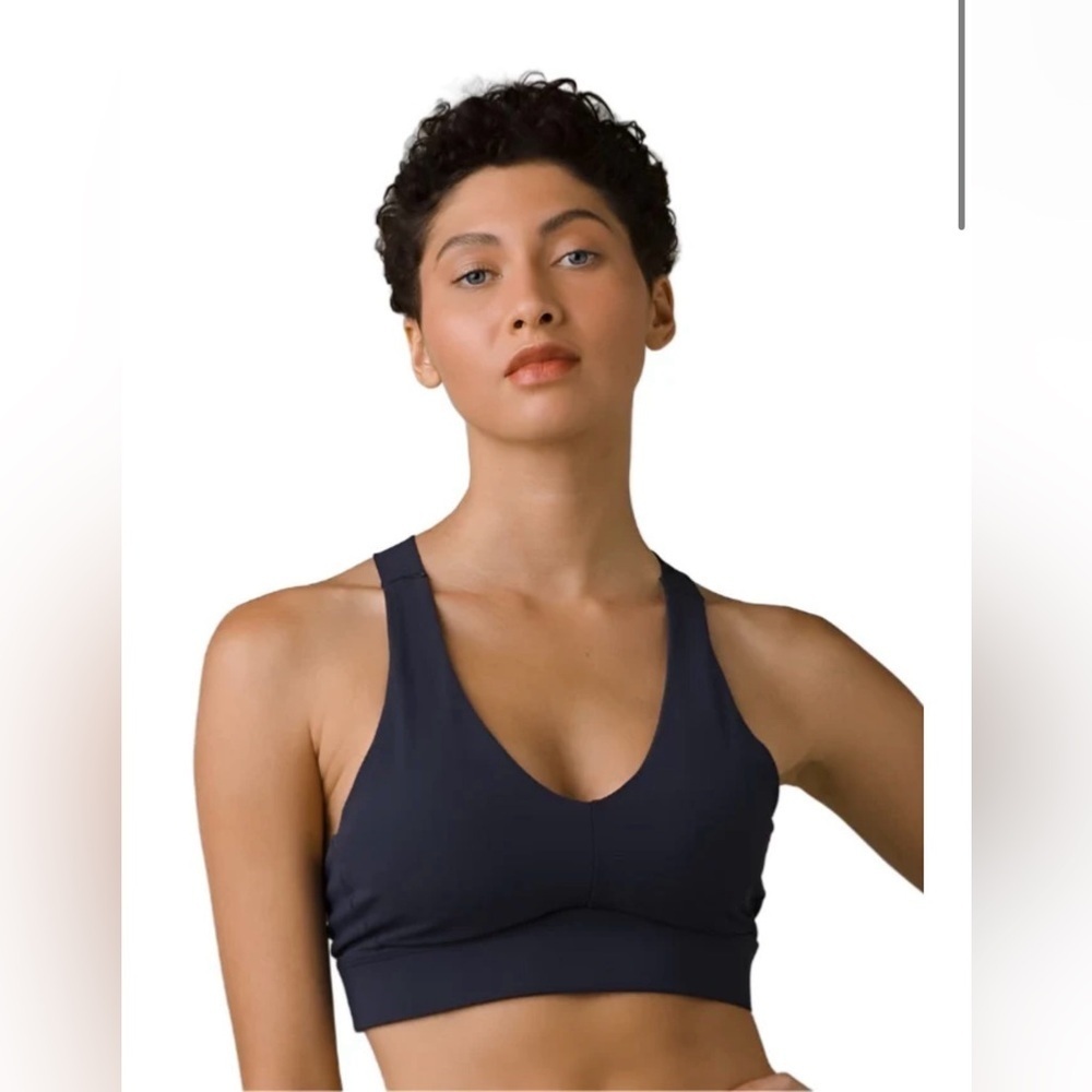 Women's Navy Prana Layna Sports Bra| Gym | Athleisure| Workout | Yoga|